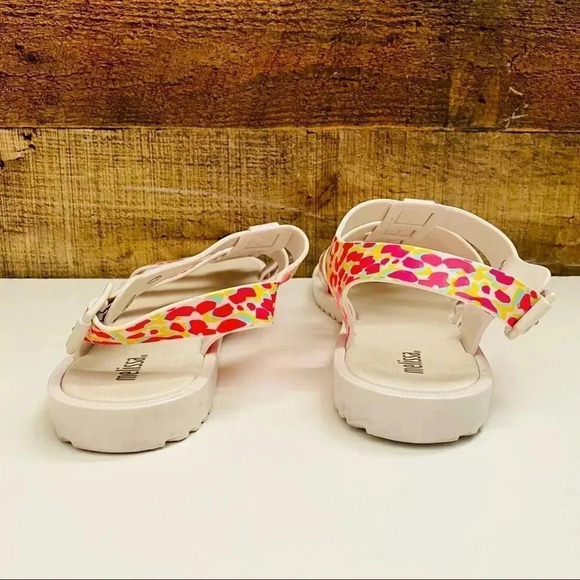 Melissa Rare Neon Leopard Sandals - Picture 5 of 7